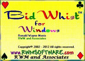 Screen Shots of Bid Whist for Windows